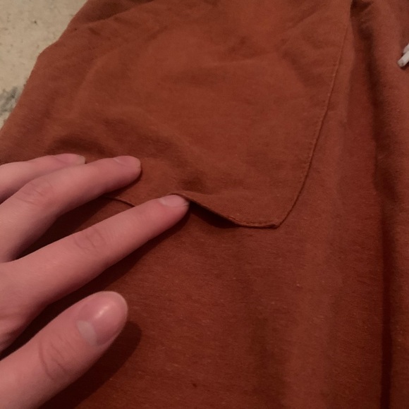 Women's Rust Drawstring Joggers - Picture 6 of 8